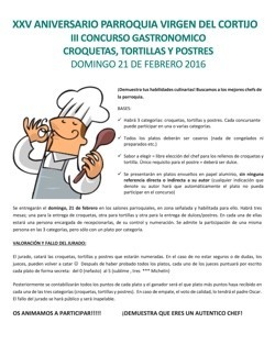 Bases concurso gastronómico 2016